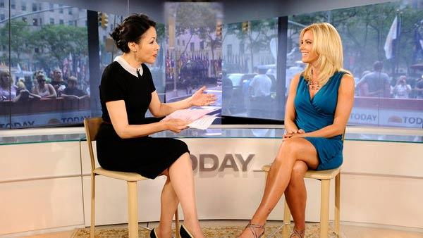 Kate Gosselin on the set of the Today Show on August 8, 2011. - Provided courtesy of NBC Kate Gosselin on the set of the Today Show on August 8, 2011. - Provided courtesy of NBC