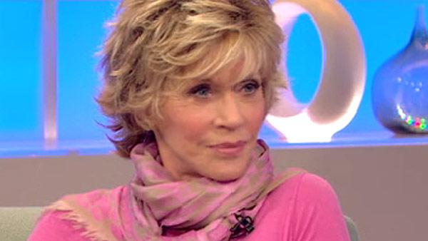 Jane Fonda appears on 'Good Morning America' on ABC on August 8, 2011.