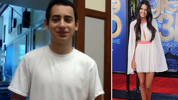 Julian Swirsky appears in a video posted on his YouTube page on July 16, 2010. / Kendall Jenner appears at the red carpet premiere of Glee: The 3D Concert Movie on Aug. 6, 2011. - Provided courtesy of youtube.com/watch?vEgVRiPRvv88and / twitpic.com/6324ul / twitter.com/kendalljenner Julian Swirsky appears in a video posted on his YouTube page on July 16, 2010. / Kendall Jenner appears at the red carpet premiere of Glee: The 3D Concert Movie on Aug. 6, 2011. - Provided courtesy of youtube.com/watch?vEgVRiPRvv88and / twitpic.com/6324ul / twitter.com/kendalljenner