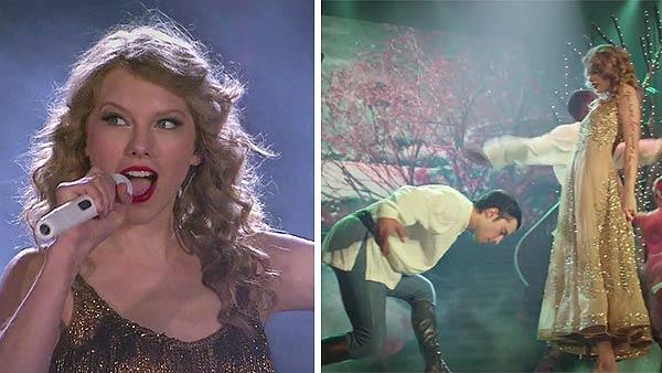 Taylor Swift appears in a scene from her music video Sparks Fly, which was released on Aug. 10, 2011. - Provided courtesy of Big Machine Records Inc. Taylor Swift appears in a scene from her music video Sparks Fly, which was released on Aug. 10, 2011. - Provided courtesy of Big Machine Records Inc.