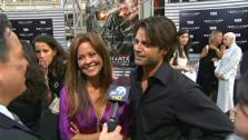 Brooke Burke and David Charvet talk to KABC at the premiere of Terminator Salvation on May 14, 2009. - Provided courtesy of KABC / OTRC