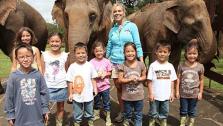 Kate Gosselin and her sextuplets and twins pose for a photo at the Australia Zoo to promote their TLC reality show Kate Plus 8 in 2011. - Provided courtesy of TLC