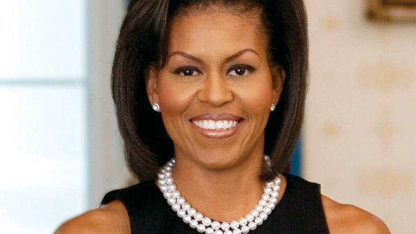 Michelle Obama appears in an official photo from the White House website.