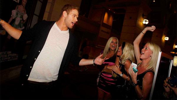 'Twilight' star Kellan Lutz attended the Dylan George and Abbot + Main Spring 2012 Launch and after party at Paris Las Vegas on Aug. 23, 2011.