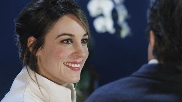 Lindsay Sloane appears in a still from a 2011 episode of ABCs comedy series, Mr. Sunshine. - Provided courtesy of ABC / Jordin Althaus