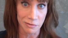 Kathy Griffin appears in a video that shows her confessing her love for Justin Bieber, posted on her YouTube page on Aug. 25, 2011. - Provided courtesy of youtube.com/user/officialkathygriffin