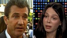 Mel Gibson speaks to KABC, OnTheRedCarpet.coms parent company, in 2009. / Oksana Grigorieva speaks to Larry King on Larry King Live! on Nov. 17, 2010. - Provided courtesy of KABC / CNN