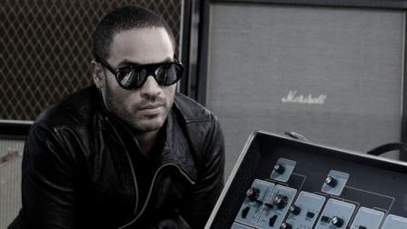 Lenny Kravitz appears in a promotional photo for his new album Black and White America.