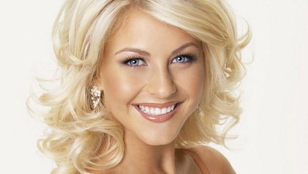 Julianne Hough appears in a promotional photo for Dancing With The Stars