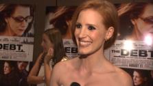 Jessica Chastain talks to OnTheRedCarpet.com in August 2011 at the premiere for her film The Debt. - Provided courtesy of OTRC