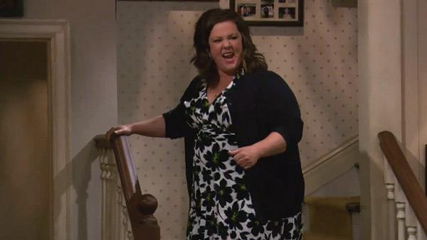 Melissa McCarthy appears in a scene from the CBS show Mike and Molly. - Provided courtesy of CBS Melissa McCarthy appears in a scene from the CBS show Mike and Molly. - Provided courtesy of CBS