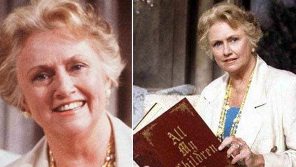 Mary Fickett appears as Ruth Martin in a promotional photo for the ABC soap opera 'All My Children.