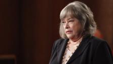 Kathy Batess appears in a still from Harrys Law. - Provided courtesy of NBC Universal / Jordin Althaus