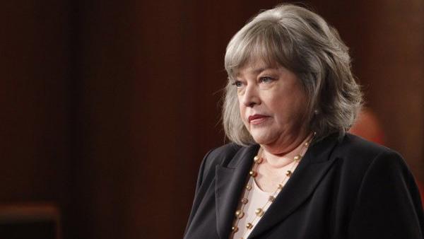 Kathy Batess appears in a still from Harrys Law. - Provided courtesy of NBC Universal / Jordin Althaus Kathy Batess appears in a still from Harrys Law. - Provided courtesy of NBC Universal / Jordin Althaus