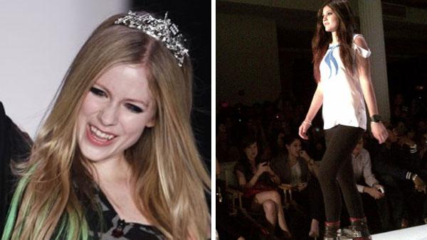 Avril Lavigne cheers as she walks down the runway of her own New York Fashion Week show on Monday, Sept. 12, 2011. / Kylie Jenner, teen sister of Kim Kardashian, makes her runway debut at Lavignes fashion show. - Provided courtesy of yfrog.com/z/nutofmj / twitpic.com/6k46ln Avril Lavigne cheers as she walks down the runway of her own New York Fashion Week show on Monday, Sept. 12, 2011. / Kylie Jenner, teen sister of Kim Kardashian, makes her runway debut at Lavignes fashion show. - Provided courtesy of yfrog.com/z/nutofmj / twitpic.com/6k46ln