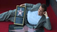 Jon Cryer appears on his Hollywood star on the Walk of Fame on Sept. 19, 2011. - Provided courtesy of OTRC