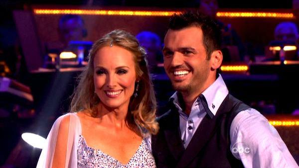 Singer Chynna Phillips and her partner Tony Dovolani received 22 out of 30 from the judges for their Viennese Waltz on the season premiere of 'Dancing With The Stars.'