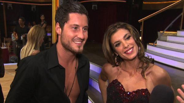 Elisabetta Canalis talks to OnTheRedCarpet.com after first 'Dancing With The Stars' results show on Sep. 20, 2011.