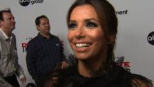 Eva Longoria talks to OnTheRedCarpet.com at a Los Angeles event celebrating the premiere of the eighth and final season of the ABC show Desperate Housewives on Sept. 21, 2011. - Provided courtesy of OTRC