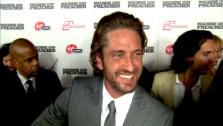 Gerard Butler talks to OnTheRedCarpet.com at the premiere of Machine Gun Preacher in September 2011. - Provided courtesy of OTRC