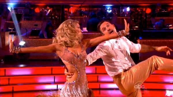 Actor David Arquette and his partner Kym Johnson appear on Dancing With The Stars on Monday, Sept. 26, 2011, for the 13th seasons second round of performances. - Provided courtesy of ABC / Adam Taylor Actor David Arquette and his partner Kym Johnson appear on Dancing With The Stars on Monday, Sept. 26, 2011, for the 13th seasons second round of performances. - Provided courtesy of ABC / Adam Taylor
