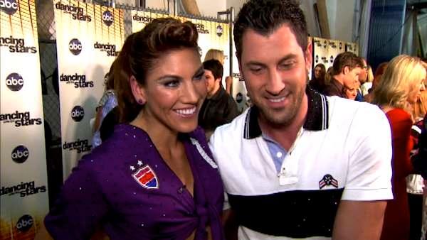 Hope Solo talks to OnTheRedCarpet.com after the September 26 episode of 'Dancing With The Stars.'