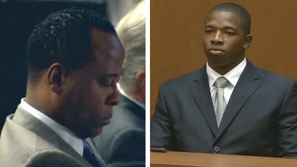 Michael Jacksons security chief, Faheem Muhammad, testifies at the involuntary manslaughter trial of Conrad Murray on Sept. 28, 2011. / Conrad Murray appears at his involuntary manslaughter trial. - Provided courtesy of OTRC Michael Jacksons security chief, Faheem Muhammad, testifies at the involuntary manslaughter trial of Conrad Murray on Sept. 28, 2011. / Conrad Murray appears at his involuntary manslaughter trial. - Provided courtesy of OTRC