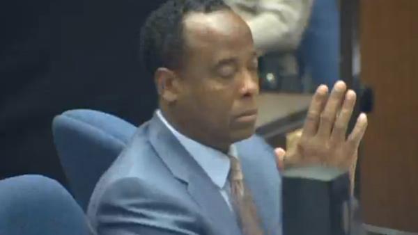 Sept. 29, 2011: Dr. Conrad Murray, charged in Michael Jackson's death, appears in court at his involuntary manslaughter trial.