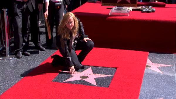 Melissa Etheridge receives a star on the Hollywood Walk of Fame on Sept. 27, 2011.