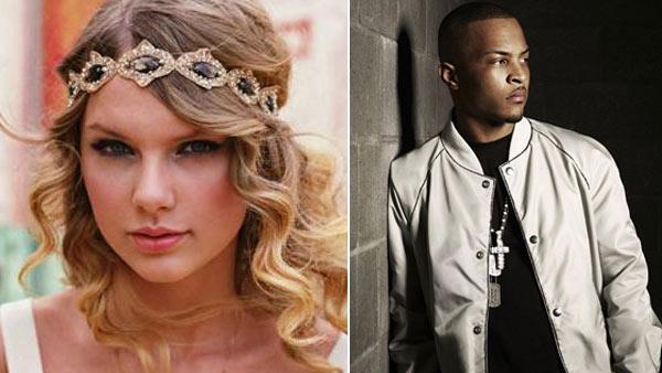 Taylor Swift appears in an undated photo from her official website, TaylorSwift.com./ T.I. appears in an undated photo from his official website, trapmuzik.com. - Provided courtesy of TaylorSwift.com / trapmuzik.com Taylor Swift appears in an undated photo from her official website, TaylorSwift.com./ T.I. appears in an undated photo from his official website, trapmuzik.com. - Provided courtesy of TaylorSwift.com / trapmuzik.com