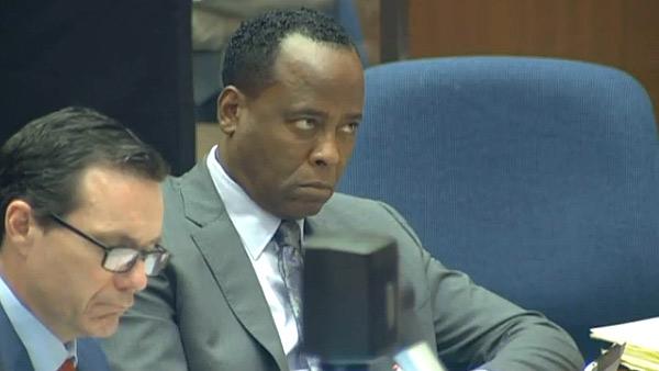 Oct. 3, 2011: Conrad Murray appears his involuntary manslaughter trial over the death of Michael Jackson. Here, he is pictured at the time Dr. Richelle Cooper of UCLA Medical Center testifies on Day 5. - Provided courtesy of OTRC Oct. 3, 2011: Conrad Murray appears his involuntary manslaughter trial over the death of Michael Jackson. Here, he is pictured at the time Dr. Richelle Cooper of UCLA Medical Center testifies on Day 5. - Provided courtesy of OTRC
