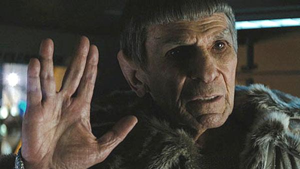 Leonard Nimoy appears in a scene from Star Trek in 2009. - Provided courtesy of Paramount Pictures Leonard Nimoy appears in a scene from Star Trek in 2009. - Provided courtesy of Paramount Pictures