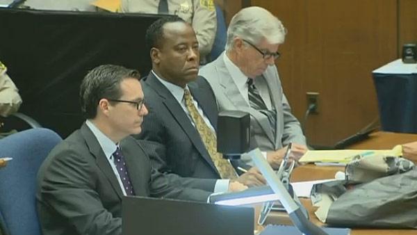 Oct. 5, 2011: Conrad Murray appears at his involuntary manslaughter trial. - Provided courtesy of OTRC Oct. 5, 2011: Conrad Murray appears at his involuntary manslaughter trial. - Provided courtesy of OTRC