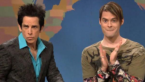 Ben Stiller appears on Saturday Night Live with Andy Samberg on October 8. - Provided courtesy of NBC Ben Stiller appears on Saturday Night Live with Andy Samberg on October 8. - Provided courtesy of NBC