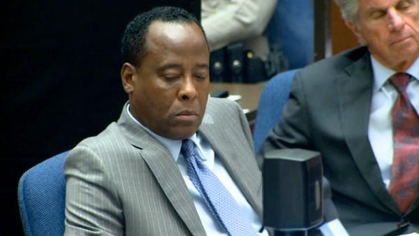 Oct. 11, 2011: Conrad Murray appears at his involuntary manslaughter trial and listens to the second part of his interview with police detctives as it is played to the jury. - Provided courtesy of OTRC Oct. 11, 2011: Conrad Murray appears at his involuntary manslaughter trial and listens to the second part of his interview with police detctives as it is played to the jury. - Provided courtesy of OTRC