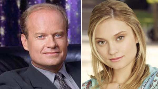 Kelsey Grammer of Frasier and his daughter Spencer Grammer of ABCs Greek appear in publicity photos. - Provided courtesy of NBC / ABC Kelsey Grammer of Frasier and his daughter Spencer Grammer of ABCs Greek appear in publicity photos. - Provided courtesy of NBC / ABC