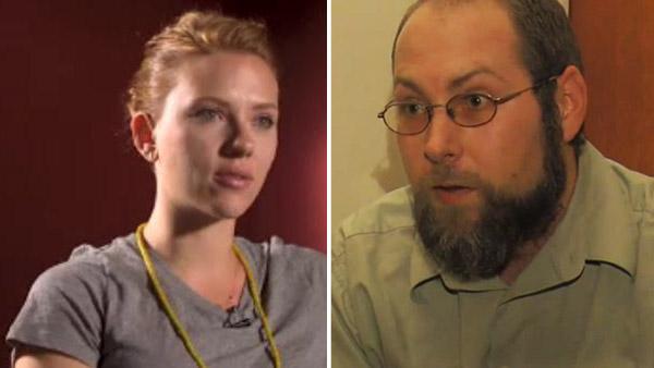 Scarlett Johansson appears in a still from a September 24, 2011 interview with CNN. / Christopher Chaney appears in a still from an October 12, 2011 interview with Fox 30: Action News Jacksonville. - Provided courtesy of CNN / Fox 30: Action News Jacksonville Scarlett Johansson appears in a still from a September 24, 2011 interview with CNN. / Christopher Chaney appears in a still from an October 12, 2011 interview with Fox 30: Action News Jacksonville. - Provided courtesy of CNN / Fox 30: Action News Jacksonville