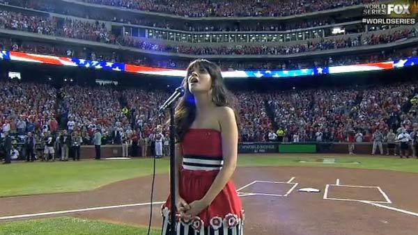 Zooey Deschanel at World Series