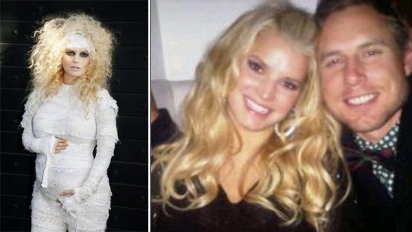 Jessica Simpson appears as a mummy in a photo posted on her website on Oct. 31, 2011. / Jessica Simpson and Eric Johnson appear in a 2010 photo posted on her Twitter page. - Provided courtesy of jessicasimpson.com / lockerz.com/s/50839913 Jessica Simpson appears as a mummy in a photo posted on her website on Oct. 31, 2011. / Jessica Simpson and Eric Johnson appear in a 2010 photo posted on her Twitter page. - Provided courtesy of jessicasimpson.com / lockerz.com/s/50839913