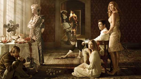 The cast of American Horror Story appears in a promotional photo for the series in 2011. - Provided courtesy of FX The cast of American Horror Story appears in a promotional photo for the series in 2011. - Provided courtesy of FX