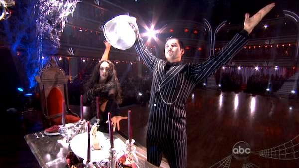 Keeping Up With The Kardashians star Rob Kardashian and his partner Cheryl Burke received 25 out of 30 from the judges for their Tango on the October 31 episode of Dancing With The Stars. - Provided courtesy of OTRC Keeping Up With The Kardashians star Rob Kardashian and his partner Cheryl Burke received 25 out of 30 from the judges for their Tango on the October 31 episode of Dancing With The Stars. - Provided courtesy of OTRC