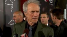 Clint Eastwood talked to OnTheRedCarpet.com host Chris Balish at the premiere of J. Edgar in Los Angeles on Nov. 3, 2011. - Provided courtesy of OTRC