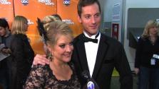 Nancy Grace talks to OnTheRedCarpet.com after eighth Dancing With The Stars results show on Nov. 8, 2011. - Provided courtesy of OTRC