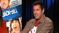Adam Sandler jokes that he should be able to take down Al Pacino, who is 71 years old, in a fight.
