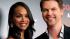 Zoe Saldana, left, star of the film Colombiana,...