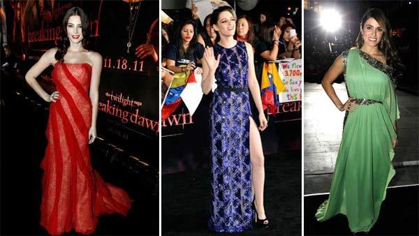 Ashley Greene, Kristen Stewart and Nikki Reed appear at the premiere of The Twilight Saga: Breaking Dawn - Part 1 in Los Angeles on Nov. 14, 2011. - Provided courtesy of AP / Matt Sayles Ashley Greene, Kristen Stewart and Nikki Reed appear at the premiere of The Twilight Saga: Breaking Dawn - Part 1 in Los Angeles on Nov. 14, 2011. - Provided courtesy of AP / Matt Sayles
