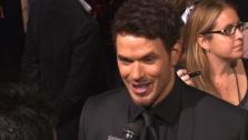 Kellan Lutz talks to ABC7s George Pennachio at the 2011 premiere of Twilight: Breaking Dawn - Part 1 in Los Angeles. - Provided courtesy of none / OTRC