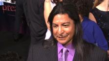 Gil Birmingham talks to ABC7s George Pennachio at the 2011 premiere of Twilight: Breaking Dawn - Part 1 in Los Angeles. - Provided courtesy of none / OTRC