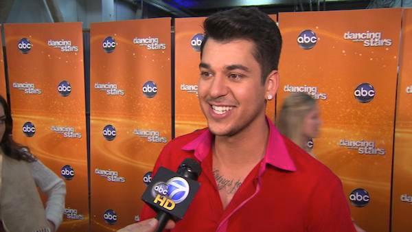 Rob Kardashian talks to OnTheRedCarpet.com after the ninth results show of season 13 of Dancing With The Stars. - Provided courtesy of OTRC Rob Kardashian talks to OnTheRedCarpet.com after the ninth results show of season 13 of Dancing With The Stars. - Provided courtesy of OTRC