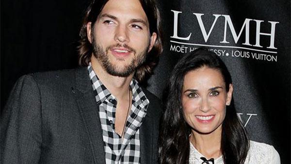 Actor Ashton Kutcher and wife Demi Moore attend the CW network party for The Beautiful Life in New York, on Saturday, Sept. 12, 2009. - Provided courtesy of AP / Peter Kramer Actor Ashton Kutcher and wife Demi Moore attend the CW network party for The Beautiful Life in New York, on Saturday, Sept. 12, 2009. - Provided courtesy of AP / Peter Kramer